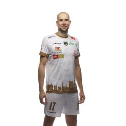 Koszulka siatkarska Kipsta Trefl Gdańsk domowa 24/25. T-shirty damskie KIPSTA, l, bez wzorów, bez kołnierzyka. Za 149.99 zł.