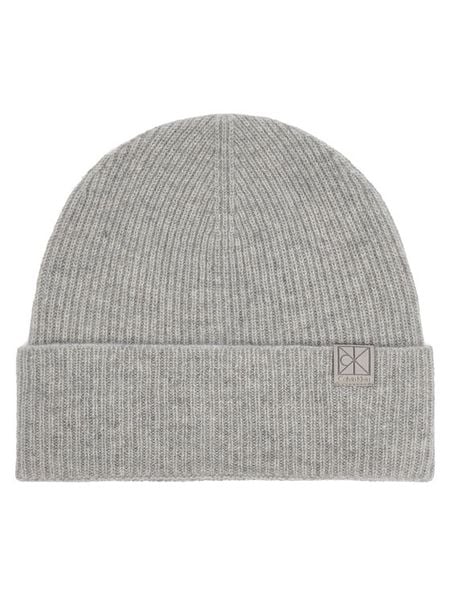 Calvin Klein Czapka LV04F8125G Szary jasny. Szare czapki zimowe damskie CALVIN KLEIN. Za 329.99 zł.