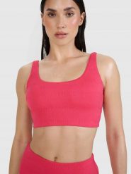 GÓRA OD BIKINI DAMSKI STRÓJ 4F KĄPIELOWY L F084. Czerwone bikini damskie 4f, bez wzorów. Za 47.69 zł.