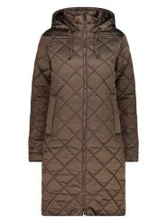 CMP Płaszcz pikowany w kolorze khaki rozmiar: 40. Brązowe płaszcze damskie CMP, bez wzorów, z materiału. Za 257.92 zł.