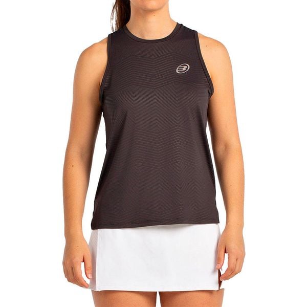 T-shirt Tank Top Bullpadel Style Woman. Czarne t-shirty damskie bullpadel, s, bez wzorów, z materiału, bez kołnierzyka. Za 172.95 zł.
