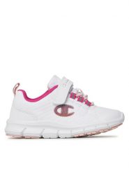 Champion Sneakersy S32691-CHA-WW001 Biały. Białe buty sportowe dziewczęce CHAMPION, bez wzorów, z materiału, bez zapięcia. Za 159.99 zł.