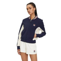 Bluza damska FILA Settanta. Niebieskie bluzy bez kaptura damskie Fila, m. Za 219.99 zł.