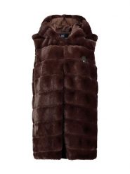 Geographical Norway Kamizelka polarowa "Uphemere" w kolorze brązowym rozmiar: M. Brązowe kamizelki damskie Geographical Norway, m, z polaru. Za 196.24 zł.