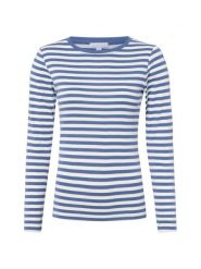 Brookshire Koszulka z długim rękawem Kobiety Bawełna (100%) niebieski, XXXL. Niebieskie t-shirty damskie brookshire, bez wzorów, z bawełny, bez kołnierzyka. Za 99.95 zł.