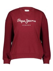 Pepe Jeans Bluza w kolorze bordowym rozmiar: XL. Czerwone bluzy bez kaptura damskie Pepe Jeans, xl, z bawełny. Za 131.74 zł.