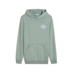 Męska bluza z kapturem z efektem sprania PUMA Class PUMA Green Moon. Zielone bluzy z kapturem męskie Puma, m, z gumy. W wyprzedaży za 139.00 zł.