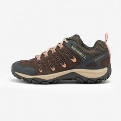 Buty turystyczne damskie Merell Crosslander. Brązowe obuwie trekkingowe damskie MERRELL, na lato. Za 329.99 zł.