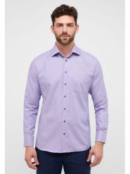 Eterna Koszula - Modern fit - w kolorze fioletowym rozmiar: 44. Różowe koszule męskie Eterna, bez wzorów, z bawełny, bez kołnierzyka, bez ramiączek. Za 101.23 zł.