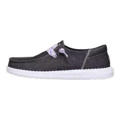 HeyDude Damskie Mokasyny Wendy Funk Friendship Lace. Czarne mokasyny damskie Hey dude, z materiału. Za 229.00 zł.