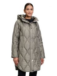 Betty Barclay Płaszcz pikowany w kolorze szarym rozmiar: 44. Szare płaszcze damskie Betty Barclay, bez wzorów. Za 355.93 zł.