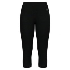 Legginsy termoaktywne damskie Odlo Merino 200 BL Bottom 3/4. Czarne bielizna termoaktywna damska Odlo, bez wzorów. Za 293.99 zł.