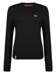 Geographical Norway Sweter "Fabrizia" w kolorze czarnym rozmiar: XXL. Czarne swetry klasyczne damskie Geographical Norway, xxl, bez kołnierzyka. Za 105.45 zł.