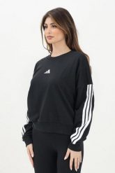 Bluza damska z francuskiego dresu adidas Essentials 3-Stripes. Czarne bluzy bez kaptura damskie Adidas, xl, z dresówki. Za 236.10 zł.
