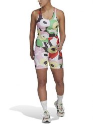 Adidas Kombinezon sportowy ze wzorem rozmiar: L. Kombinezony damskie Adidas, l, bez wzorów, z materiału, sportowe, bez kołnierzyka, bez ramiączek. Za 144.92 zł.