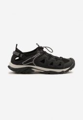 Czarne Buty Sportowe Sneakersy z Geometrycznym Wzorem Ainira. Czarne buty sportowe na co dzień męskie Born2be, bez zapięcia. Za 109.99 zł.