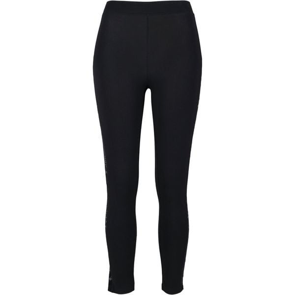 Damskie klasyczne legginsy z koronki w paski. Czarne legginsy damskie Urban Classics, bez wzorów, z koronki. Za 120.50 zł.