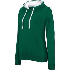 Damska bluza z kapturem Kariban Contrastée. Białe bluzy z kapturem damskie KARIBAN, s, z bawełny. Za 157.50 zł.