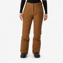 Spodnie snowboardowe damskie Dreamscape SNB 500. Brązowe spodnie dresowe damskie DREAMSCAPE, na zimę, m, bez wzorów, z materiału. Za 449.99 zł.