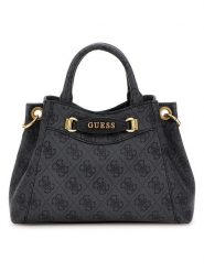 Guess Torebka w kolorze antracytowym - 23 x 16 x 9 cm rozmiar: onesize. Czarne torebki klasyczne damskie Guess, z aplikacjami, z materiału, z nadrukiem, bez dodatków. Za 390.92 zł.