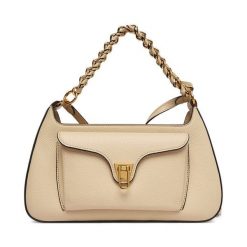 Torebka Coccinelle. Brązowe torebki klasyczne damskie Coccinelle, bez wzorów, bez dodatków. Za 1,339.00 zł.