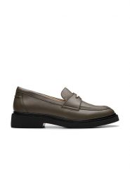 Clarks Skórzane mokasyny "Splend Edge" w kolorze khaki rozmiar: 39. Brązowe mokasyny damskie Clarks. Za 236.61 zł.