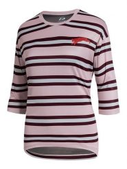 Protective Koszulka kolarska w kolorze jasnoróżowo-kremowym rozmiar: 46. Brązowe bluzki sportowe damskie Protective, z materiału, bez kołnierzyka, bez ramiączek. Za 184.46 zł.