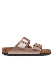 Birkenstock Klapki Arizona 1023960 Różowy. Czerwone klapki damskie Birkenstock, bez wzorów, ze skóry, bez obcasa. Za 379.00 zł.