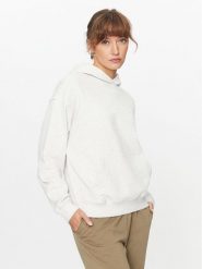 New Balance Bluza Athletics French Terry Oversized Hoodie WT33524 Biały Regular Fit. Białe bluzy bez kaptura damskie New Balance, s, z bawełny. Za 249.99 zł.