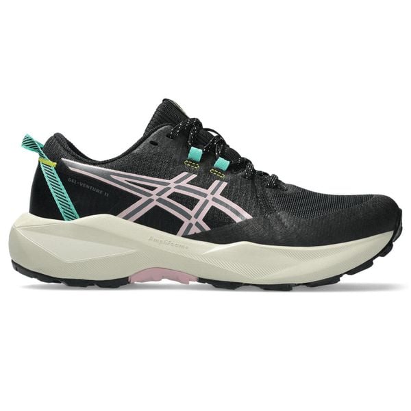 Buty damskie Asics Gel-Venture do biegania terenowego. Czarne obuwie do biegania damskie Asics. Za 303.99 zł.