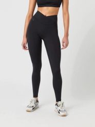 Bjorn_borg STUDIO CROSS TIGHTS legginsy treningowe – BLACK BEAUTY. Czarne legginsy damskie Björn Borg, l, bez wzorów. Za 359.00 zł.