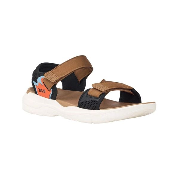 Sandały męskie Teva Zymic. Brązowe sandały męskie Teva, bez zapięcia. W wyprzedaży za 239.99 zł.