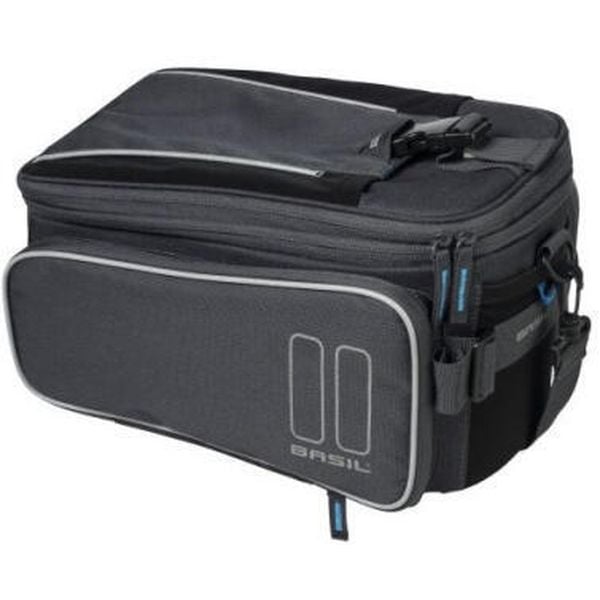 Torba na bagaż „Sport Design”. Szare torby męskie na ramię BASIL, bez wzorów, z materiału, bez dodatków. Za 337.45 zł.