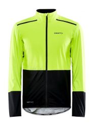 Craft Kurtka przeciwdeszczowa "ADV Endur Hydro" w kolorze czarno-jaskrawozielonym rozmiar: L. Czarne kurtki outdoor męskie Craft, l, bez wzorów, bez kaptura. Za 195.06 zł.