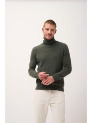 Just Cashmere Kaszmirowy sweter "Connor" w kolorze khaki rozmiar: S. Brązowe swetry męskie Just Cashmere, s, bez wzorów, z kaszmiru, bez kołnierzyka. Za 456.99 zł.