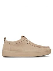 Tommy Hilfiger Półbuty Modern Light Suede Moc Toe Shoe FM0FM05501 Beżowy. Brązowe półbuty męskie Tommy Hilfiger, ze skóry, bez zapięcia. Za 359.99 zł.