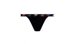 Dół od bikini damski Puma SWIM TANGA czarny 93808301 r M. Czarne bikini damskie Puma, z aplikacjami. Za 103.76 zł.