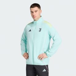 Bluza reprezentacyjna Juventus 25/26 Tiro25 Competition. Niebieskie bluzy bez kaptura męskie Adidas. Za 369.00 zł.