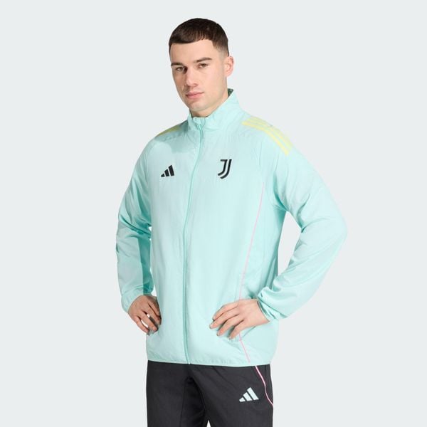 Bluza reprezentacyjna Juventus 25/26 Tiro25 Competition. Niebieskie bluzy bez kaptura męskie Adidas. Za 369.00 zł.