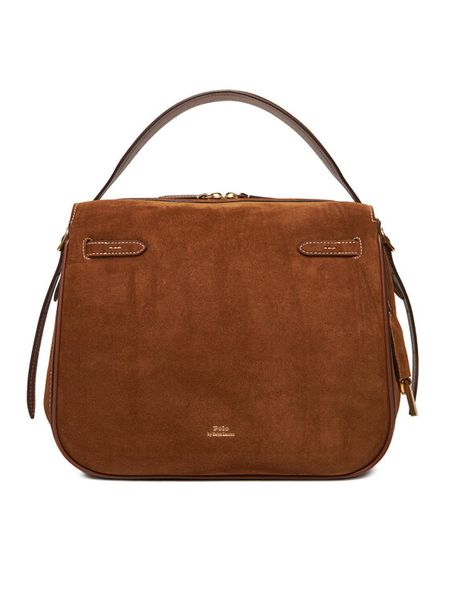 Polo Ralph Lauren Torebka 428962627001 Brązowy. Brązowe torebki klasyczne damskie Polo Ralph Lauren, bez wzorów, bez dodatków. Za 3,499.00 zł.