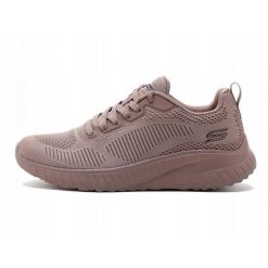 Buty Damskie Skechers Bobs Squad 117209-Clay Sportowe Lekkie Brązowe 36,5. Brązowe buty sportowe na co dzień damskie Skechers, bez wzorów, trekkingowe, Skechers Sport. Za 279.00 zł.