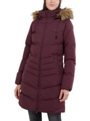 Płaszcz zimowy damski Fundango Puppis Padded. Czerwone płaszcze damskie Fundango, na zimę, s, bez wzorów, z materiału. Za 499.00 zł.