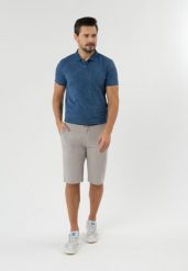 Bawełniane szorty P-BRAD. Szorty męskie Volcano, z bawełny, bez kołnierzyka. Za 159.99 zł.