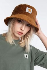 Czapka kapelusz Bucket Carhartt WIP Cord Bucket Hat I028162-1NFXX (S/M). Brązowe czapki męskie Carhartt, bez wzorów, eleganckie. Za 229.00 zł.