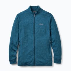 Bluza męska Rab Nexus. Niebieskie bluzy bez kaptura męskie RAB, m, z elastanu. Za 348.99 zł.