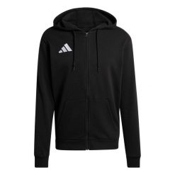 Bluza męska adidas Entrada 26 FZ Hoody. Białe bluzy bez kaptura męskie Adidas, m, z bawełny. W wyprzedaży za 180.45 zł.