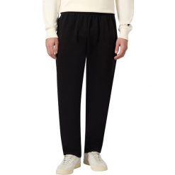 Spodnie męskie CHAMPION Straight Hem Pants. Czarne spodnie materiałowe męskie CHAMPION, bez wzorów, z materiału. Za 160.99 zł.