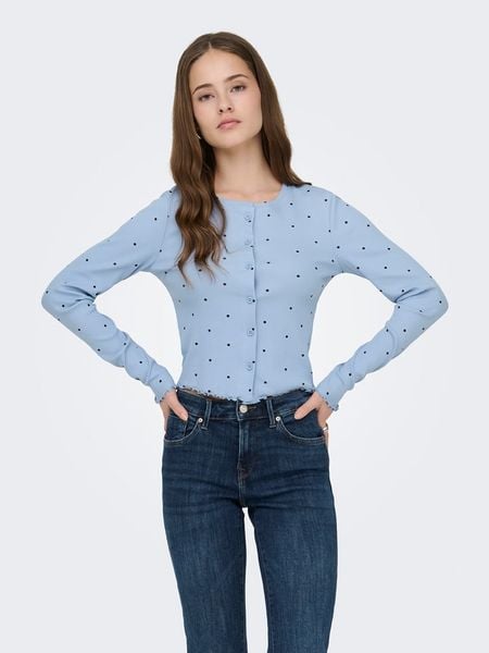 ONLY Kardigan w kolorze błękitnym rozmiar: XL. Niebieskie kardigany damskie Only, xl, bez wzorów. Za 66.47 zł.