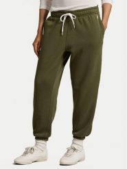 Polo Ralph Lauren Spodnie dresowe 211943009 Zielony Regular Fit. Zielone spodnie dresowe damskie Polo Ralph Lauren, s, bez wzorów, z bawełny. Za 379.99 zł.