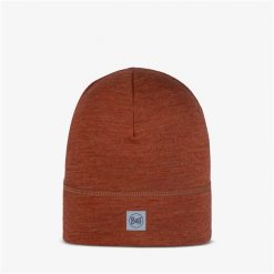 Czapka zimowa BUFF Crossknit Beanie. Brązowe czapki męskie Buff, na zimę, bez wzorów, sportowe. Za 114.24 zł.